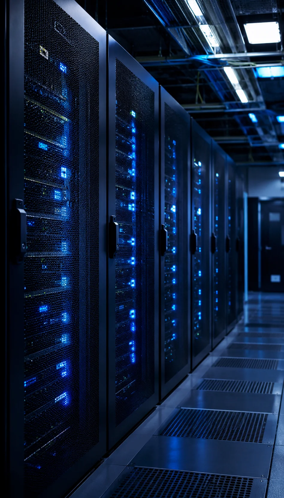 High-tech server room